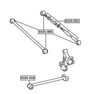 Сайлентблок ASVA 0101-084 фото