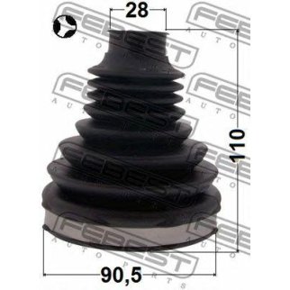 Пыльник шрус внутренний комплект 90.5x110x28 фото