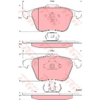 Колодки тормозные дисковые перед фото