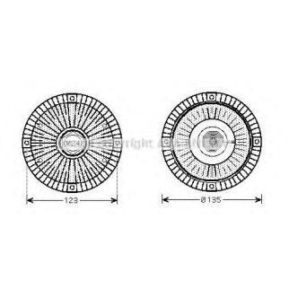 Термомуфта AVA AIC285 фото