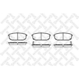 Колодки тормозные STELLOX _1053002BSX фото