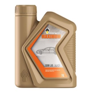 Масло моторное Rosneft Maximum 10W-30 минеральное 1 л 40814232 фото