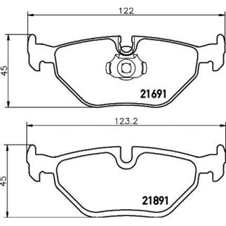 Колодки тормозные задние дисковые к-кт TEXTAR 2169103 фото