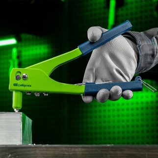 Заклепочник 260 мм, заклепки 2,4-3,2-4,0-4,8 мм Сибртех 40541 фото 1