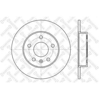 Диск тормозной Stellox 6020-3631-SX фото