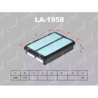 Фильтр воздушный LYNXauto LA-1958 фото