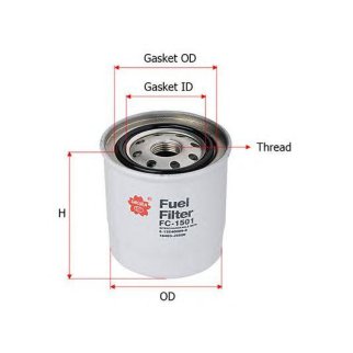 Фильтр топливный SAKURA FC1501 фото