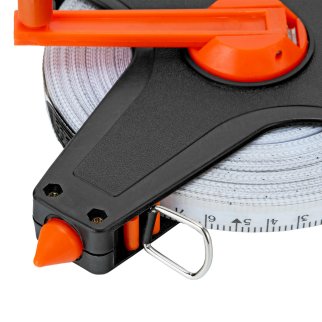 Рулетка геодезическая, 50 м х 12,5 мм, лента ПВХ, открытый корпус// SPARTA фото 5