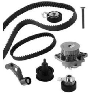 Насос водяной (помпа) + к-кт ремня ГРМ metelli 30-0674-3 фото