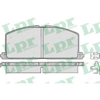 Колодки тормозные передние к-кт Lpr 05P268 фото