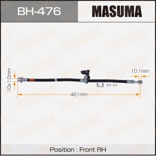 Шланг тормозной Masuma BH-476 фото