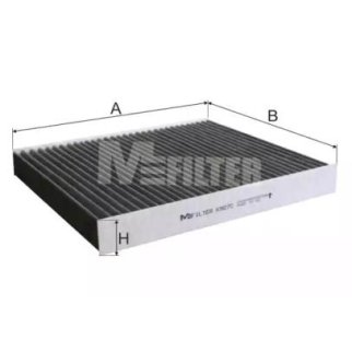 K 927C_фильтр салона! угольный Audi A2, VW Polo, Skoda Fabia 1.2i/TDi-1.9TDi/SDi 00> фото