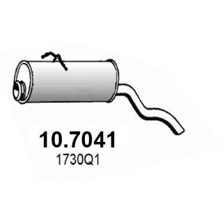 Глушитель основной ASSO 10.7041 фото