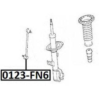 Стойка переднего стабилизатора ASVA 0123-FN6 фото
