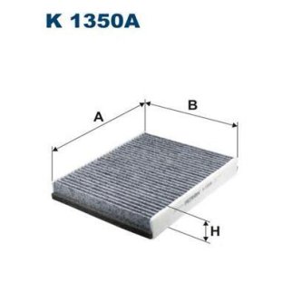 Фильтр салона FILTRON K 1350A фото