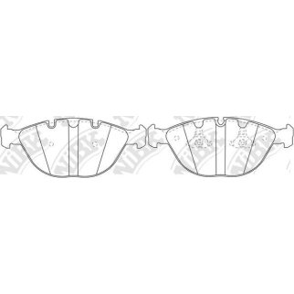 Колодки тормозные передние к-кт NiBK PN0336 фото