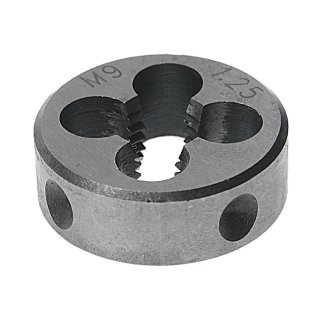 Плашка M09x1,25-o25мм, в пластиковом футляреЭВРИКА фото