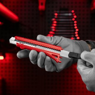 Нож, 18 мм, выдвижное лезвие, металлическая направляющая MATRIX 78918 MATRIX 78918 фото 6