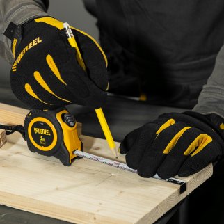 Рулетка 3м 16мм обрезиненный корпус, автм. фиксация DENZEL фото 8