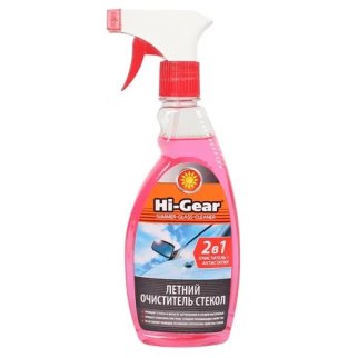 Очиститель стекол Hi-Gear SAMMER GLASS CLEANER 2in1 летний 510г. фото
