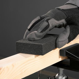 Губка для шлифования 100х70х25мм мягкая 3шт P 60/80, P 60/100, P 80/120 MATRIX фото 1