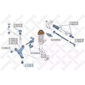52-00285-SX_опора шаровая! <ch.05278 Citroen AX all 86-91 фото