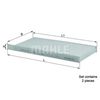 Фильтр салона к-кт RENAULT: KANGOO 08- фото