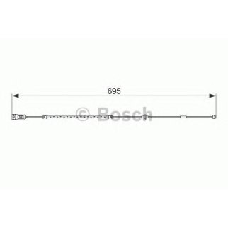 Датчик износа колодок BOSCH 1 987 474 585 фото