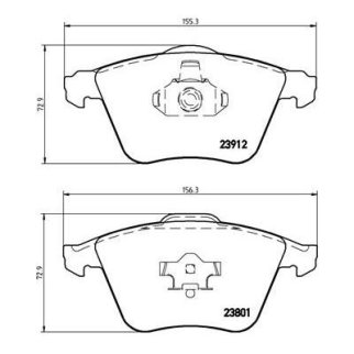 Колодки тормозные передние к-кт TRIALLI PF 4371 фото 2
