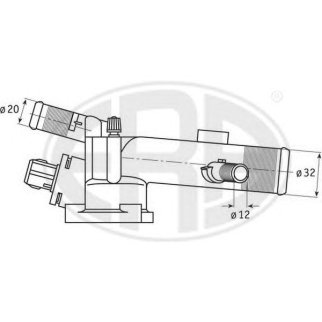 Термостат RENAULT CLIO II/KANGOO/LOGAN 1.5D фото