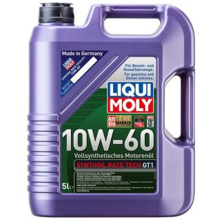 Масло моторное LIQUI MOLY SYNTHOIL RACE TECH GT-1 10W60 синт. 5л фото 1