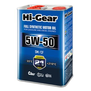 5W-50 SM/CF Масло моторное синтетическое 4л фото