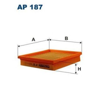 Фильтр воздушный FILTRON AP 187 фото