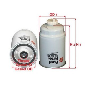 Фильтр топливный SAKURA FC5715 фото