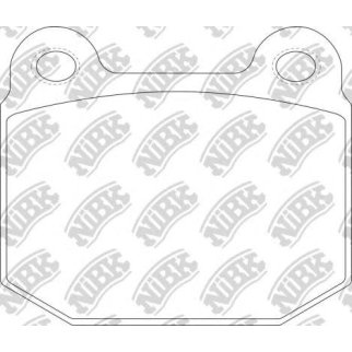 Колодки тормозные передние к-кт NiBK PN0226S фото