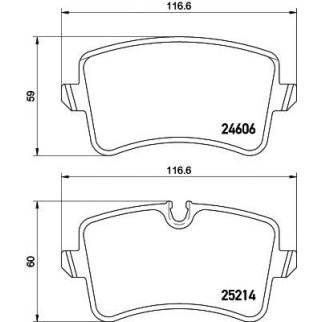 Колодки тормозные задние дисковые к-кт TEXTAR 2521402 фото