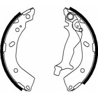 Колодки барабанные к-кт TEXTAR 910745 00 фото