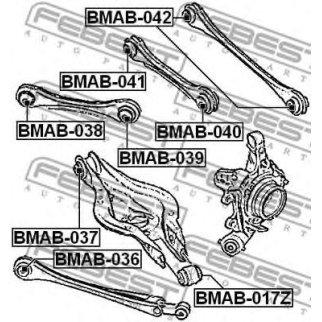 Сайлентблок FEBEST BMAB-042 фото