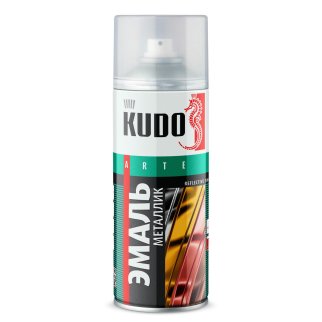 Автоэмаль KUDO алюминиевая 520мл фото