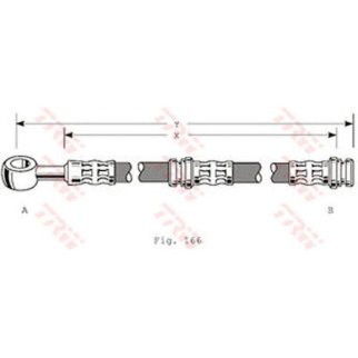 Шланг тормозной TRW PHD346 фото