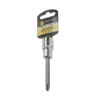 Насадка-вставка с битой Philips PH4&quot; 1/2&quot; 22мм L=100мм (с держателем) ЭВРИКА фото