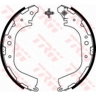 Колодки барабанные к-кт TRW GS8590 фото