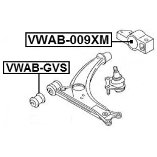 Сайлентблок задний переднего рычага без кронштейна фото 2