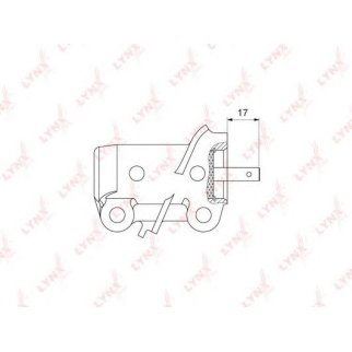 Натяжитель ремня LYNXauto PT-1030 фото