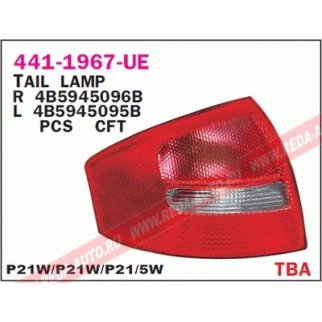 Фонарь задний прав AUDI: A6 99-03 фото