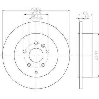 Диск тормозной TEXTAR 921627 03 фото