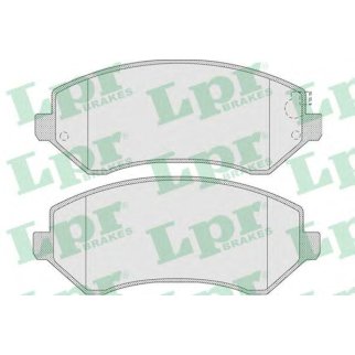 Колодки тормозные пер. фото