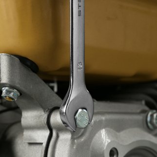 Ключ комбинированный 13 мм, CrV, матовый хром STELS фото 6