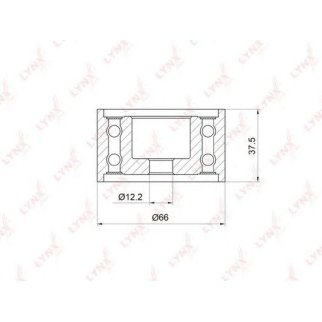 Ролик ГРМ LYNXauto PB3037 фото