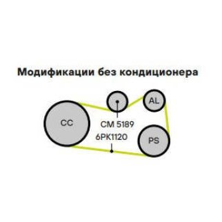 Ролик ГРМ TRIALLI CM 5189 фото 5